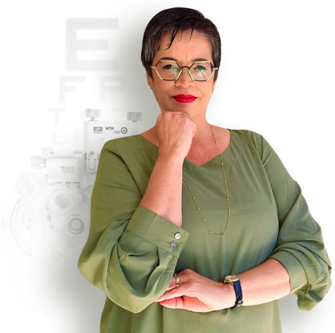 Neyde Silveira | Optometria e Reabilitação Visual - Hero Desk